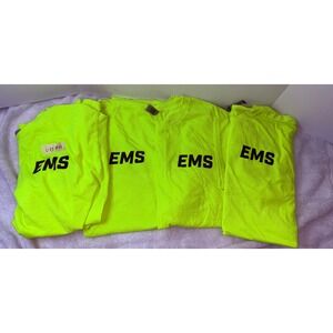 Gildan EMS T-Shirt Emergency Medical Services‎ Tee High Visibility Safety L